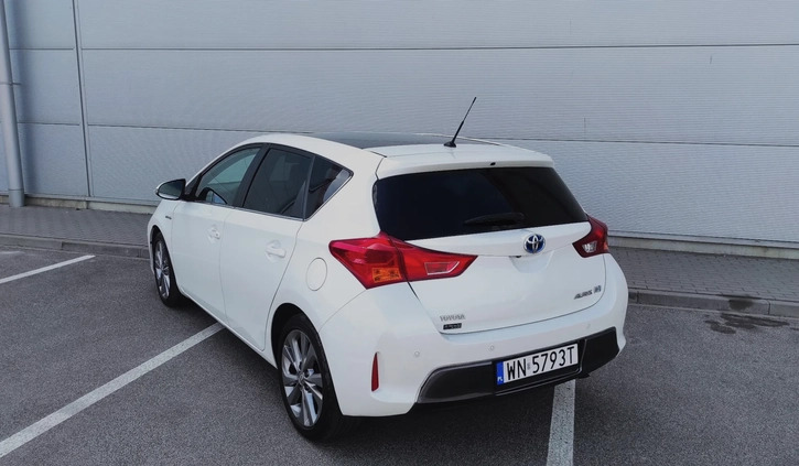 Toyota Auris cena 52500 przebieg: 155450, rok produkcji 2013 z Warszawa małe 191